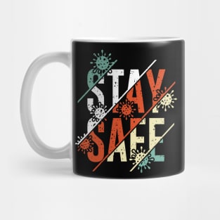 Stay Safe Social Distancing Anti Virus Mug